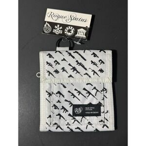 Y2K Rogue Status Gun‎ Show White Wallet